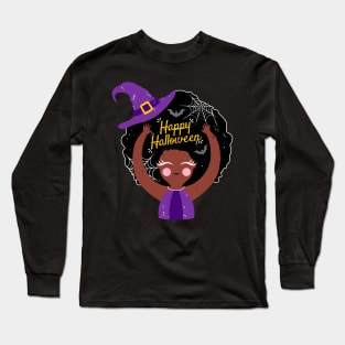 Black Girl Witch Long Sleeve T-Shirt